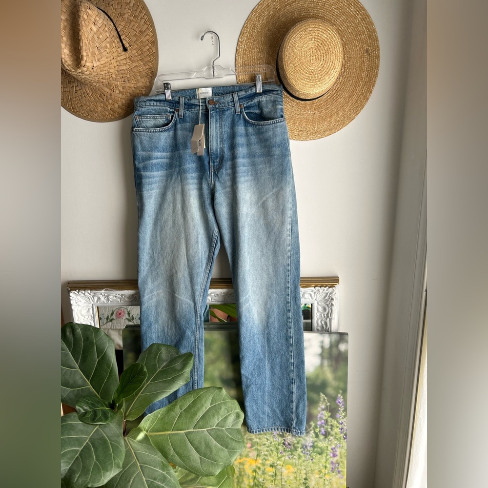 NWT DÔEN Shep Jeans | 90s Straight Leg Organic Cotton Denim Sz 32 - Picture 8 of 10